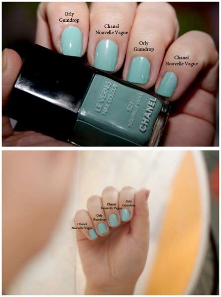 chanel nail polish nouvelle vague dupe